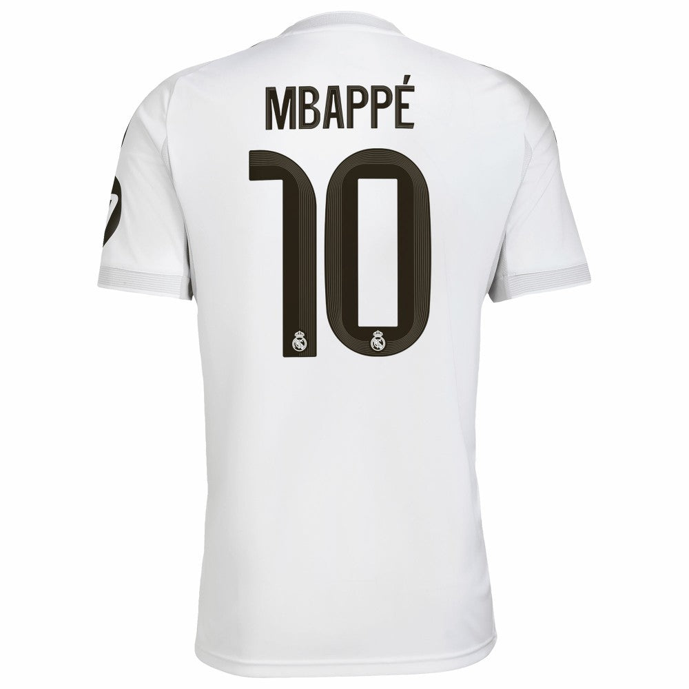 Kylian Mbappé Real Madrid 2025/26 Home Replica Player Jersey White