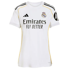 Kylian Mbappé Real Madrid Women's 2025/26 Home Replica Player Jersey White
