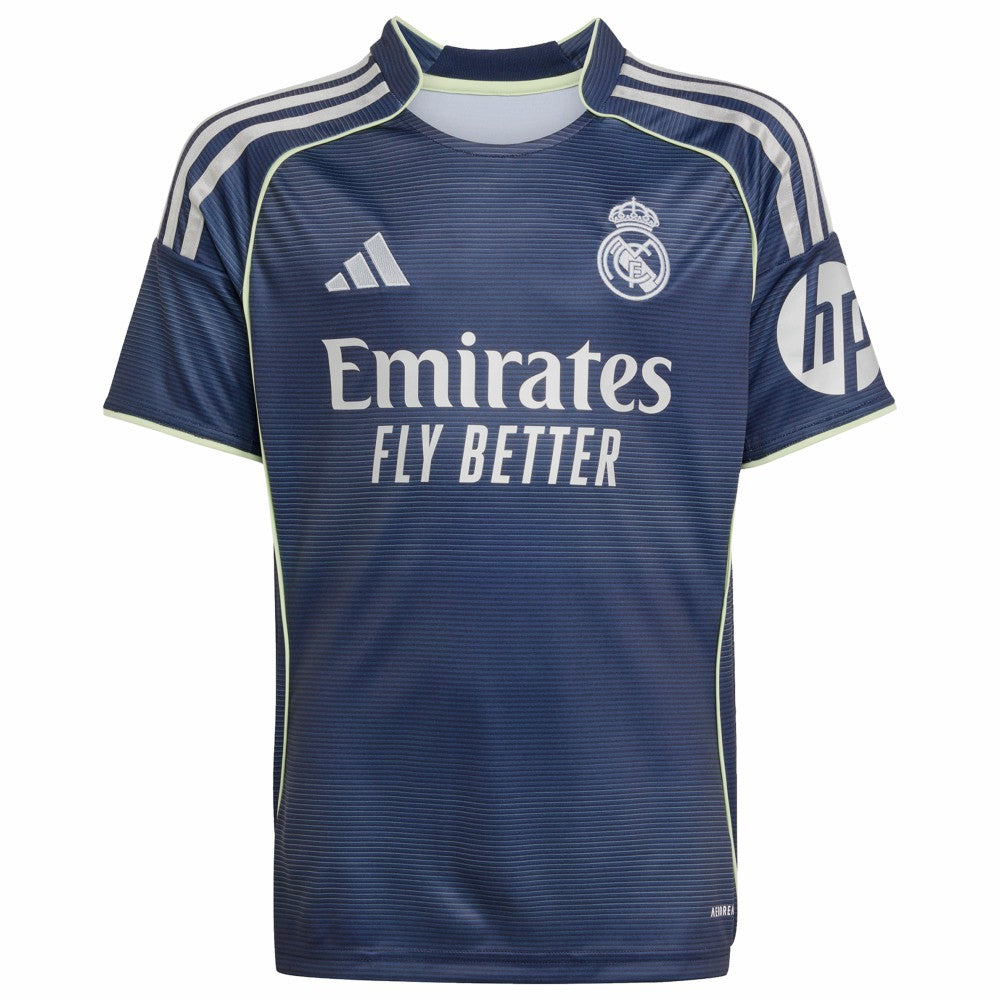 Kylian Mbappé Real Madrid Youth 2025/26 Away Replica Player Jersey Blue shop