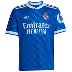 Kylian Mbappé Real Madrid Youth 2025/26 Third Replica Player Jersey Blue