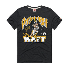 T.J. Watt Pittsburgh Steelers Homage Unisex Caricature Player Graphic Tri-Blend T-Shirt Charcoal