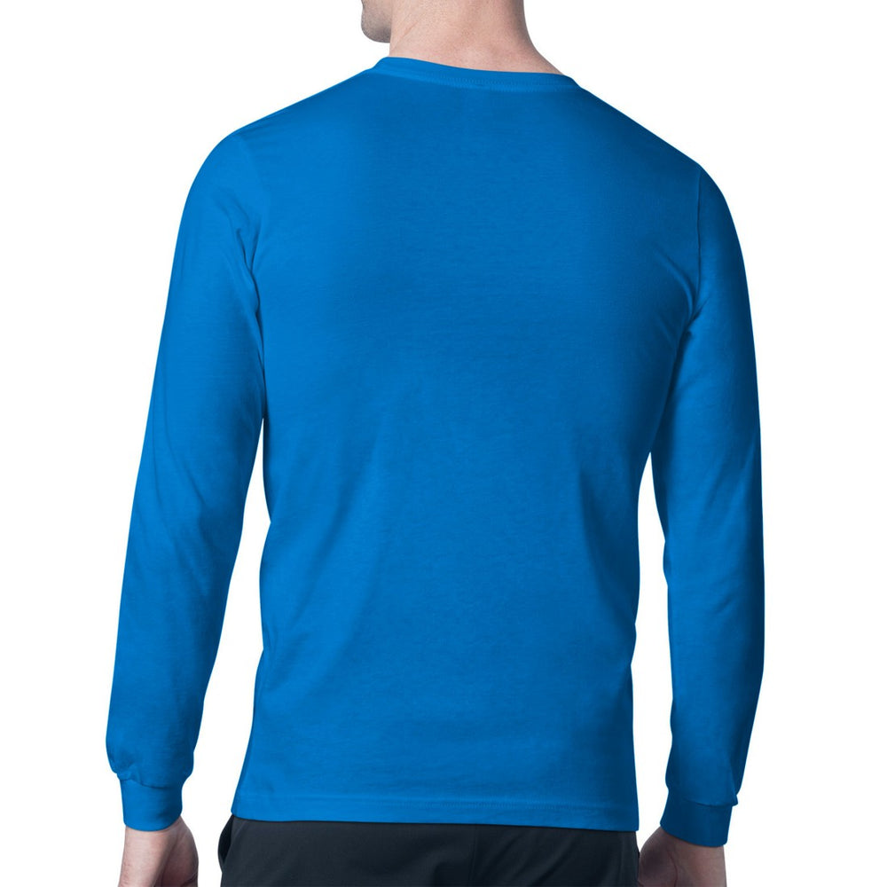 Detroit Lions Starter Team Track Graphic Long Sleeve T-Shirt Blue