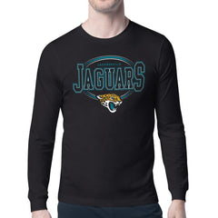 Jacksonville Jaguars Starter Team Track Graphic Long Sleeve T-Shirt Black