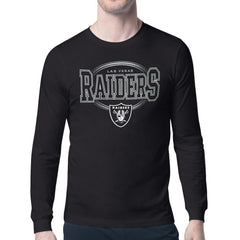 Las Vegas Raiders Starter Team Track Graphic Long Sleeve T-Shirt Black