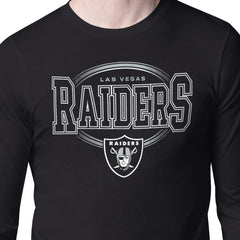 Las Vegas Raiders Starter Team Track Graphic Long Sleeve T-Shirt Black