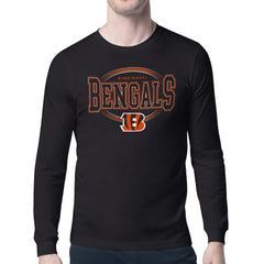 Cincinnati Bengals Starter Team Track Graphic Long Sleeve T-Shirt Black