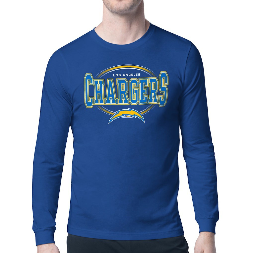 Los Angeles Chargers Starter Team Track Graphic Long Sleeve T-Shirt Royal