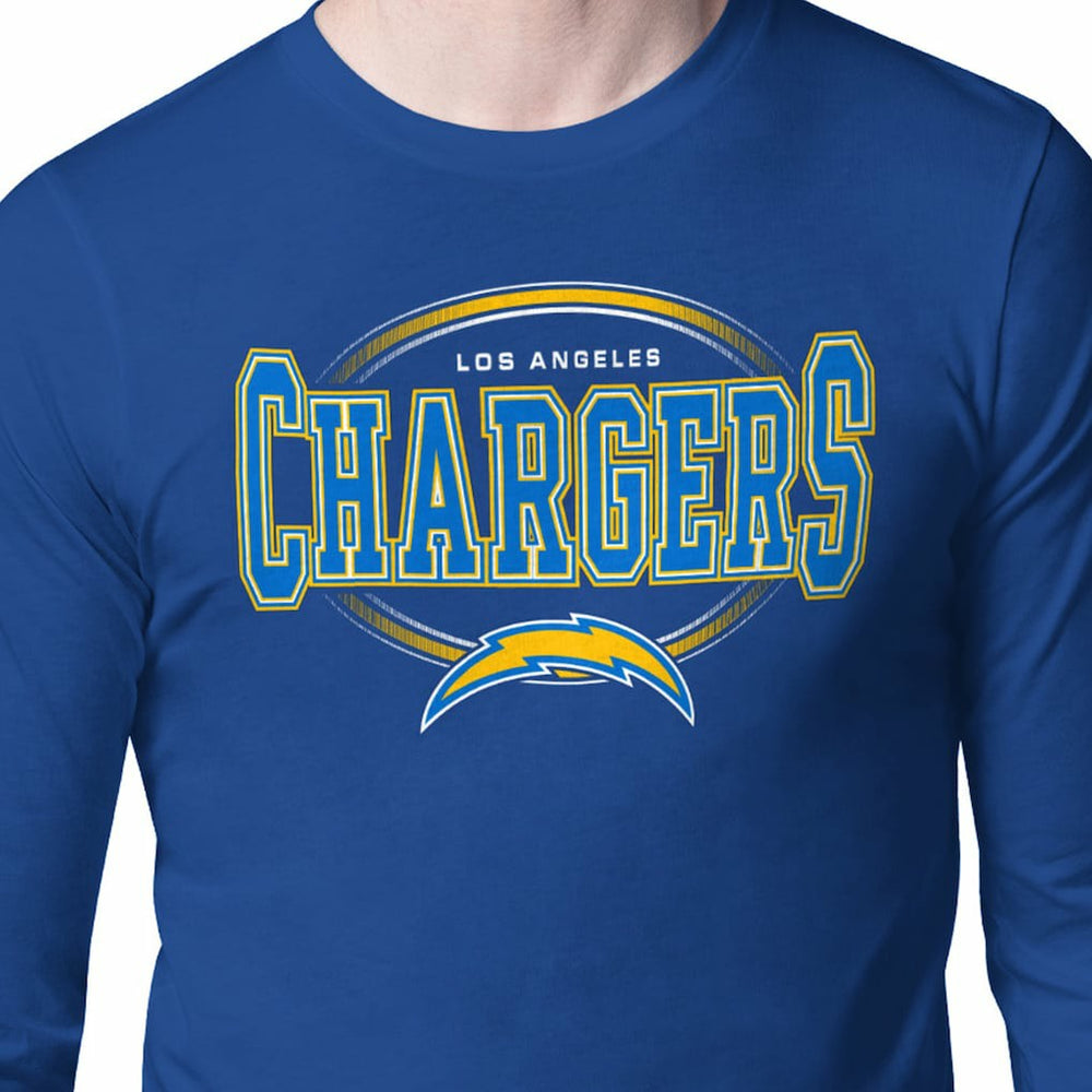 Los Angeles Chargers Starter Team Track Graphic Long Sleeve T-Shirt Royal