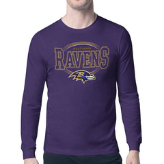 Baltimore Ravens Starter Team Track Graphic Long Sleeve T-Shirt Purple