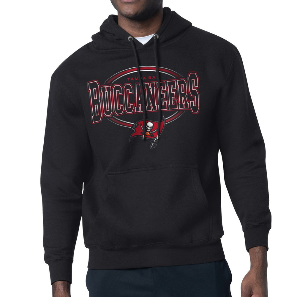 Tampa Bay Buccaneers Starter Team Track Graphic Pullover Hoodie Black