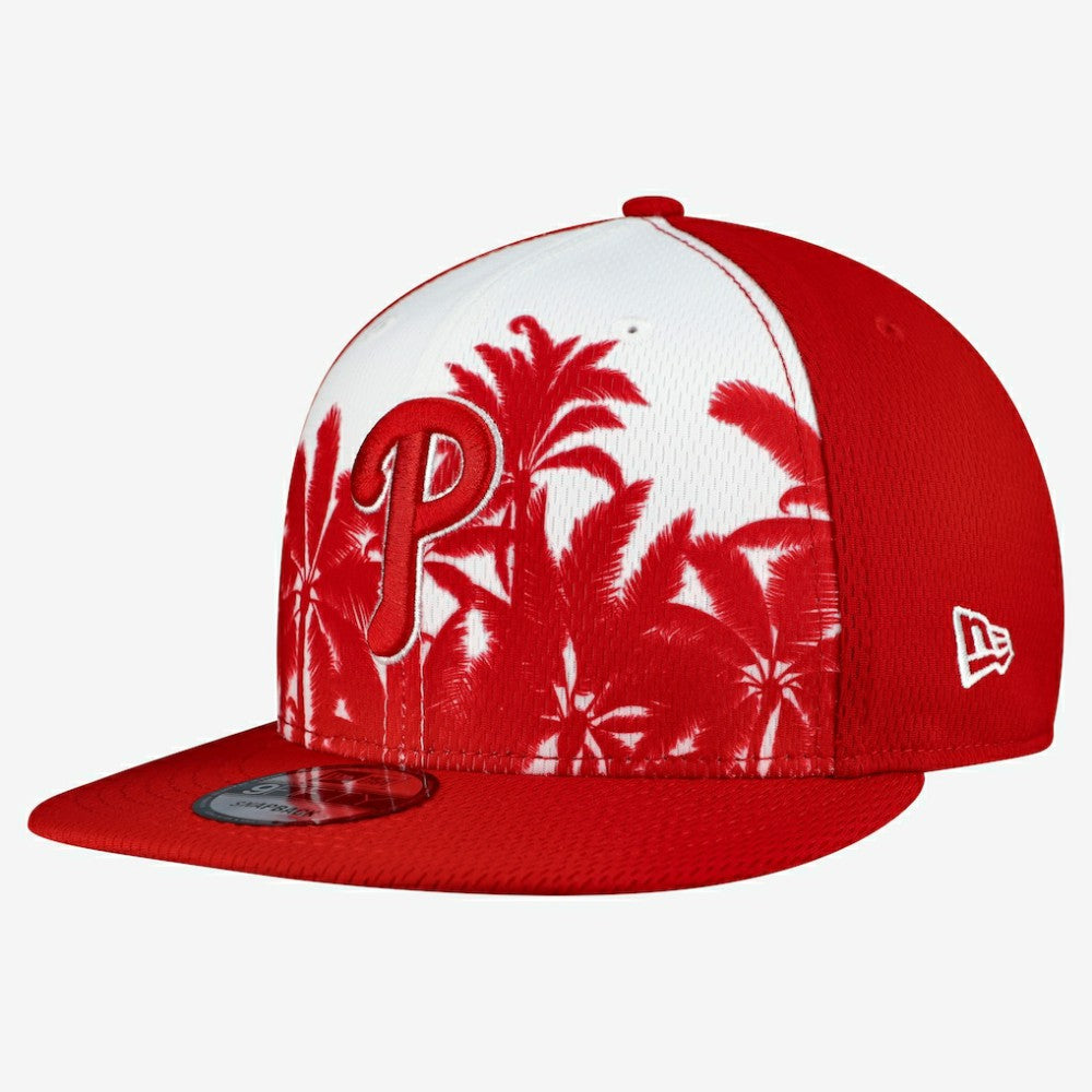 Philadelphia Phillies New Era 2026 Spring Training Fan Pack Grow 9FIFTY Snapback Hat - Red Hats