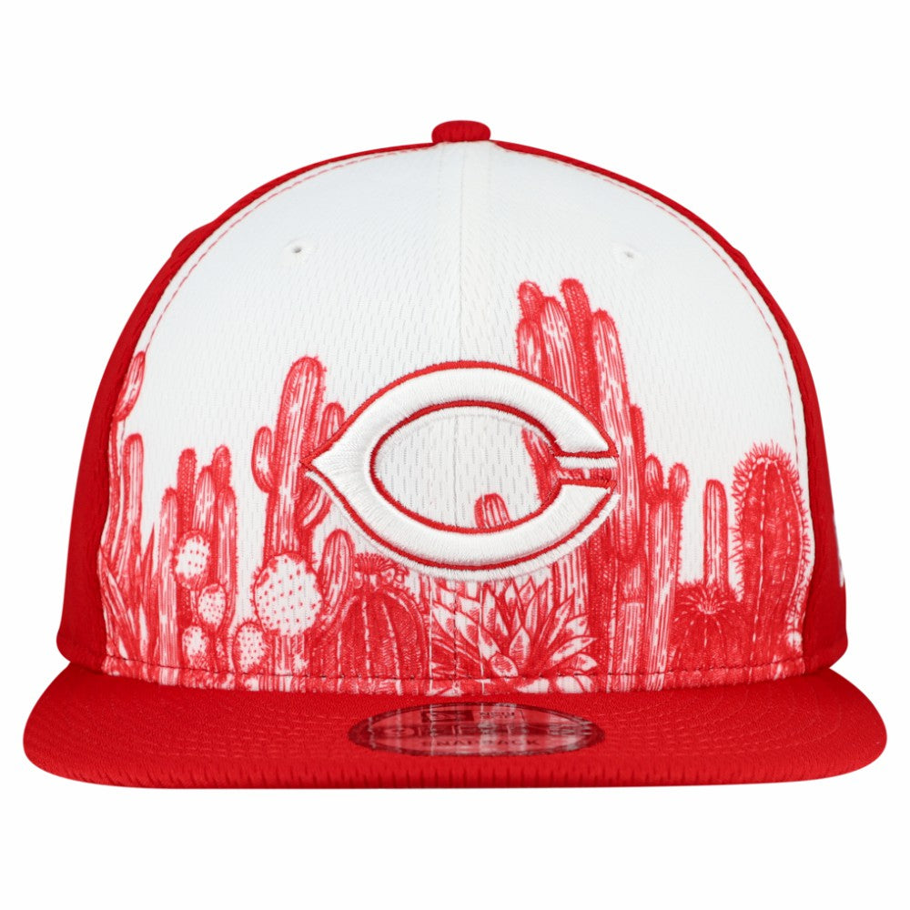 Cincinnati Reds New Era 2026 Spring Training Fan Pack Grow 9FIFTY Snapback Hat - Red Hats