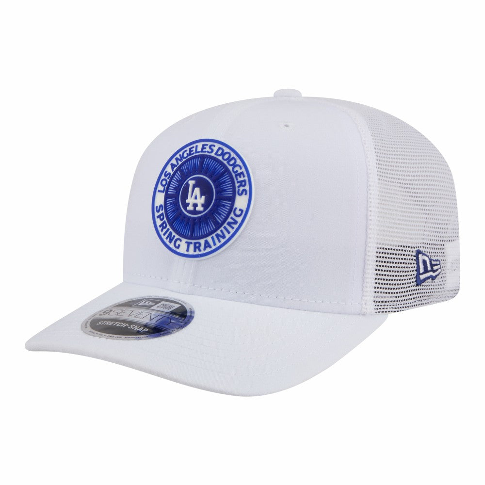 Los Angeles Dodgers New Era 2026 Spring Training Fan Pack 9SEVENTY Adjustable Trucker Hat - White Hats