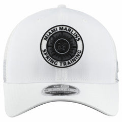 Miami Marlins New Era 2026 Spring Training Fan Pack 9SEVENTY Adjustable Trucker Hat - White Hats