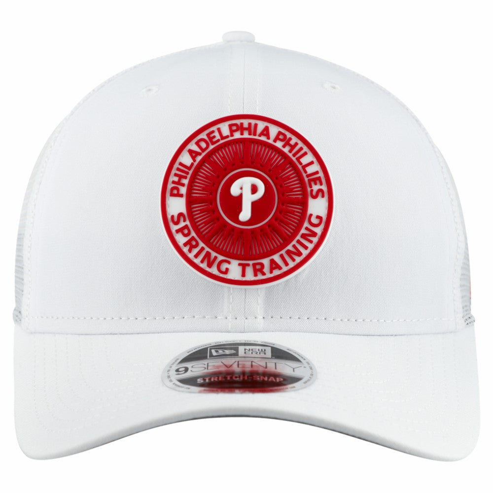 Philadelphia Phillies New Era 2026 Spring Training Fan Pack 9SEVENTY Adjustable Trucker Hat - White Hats