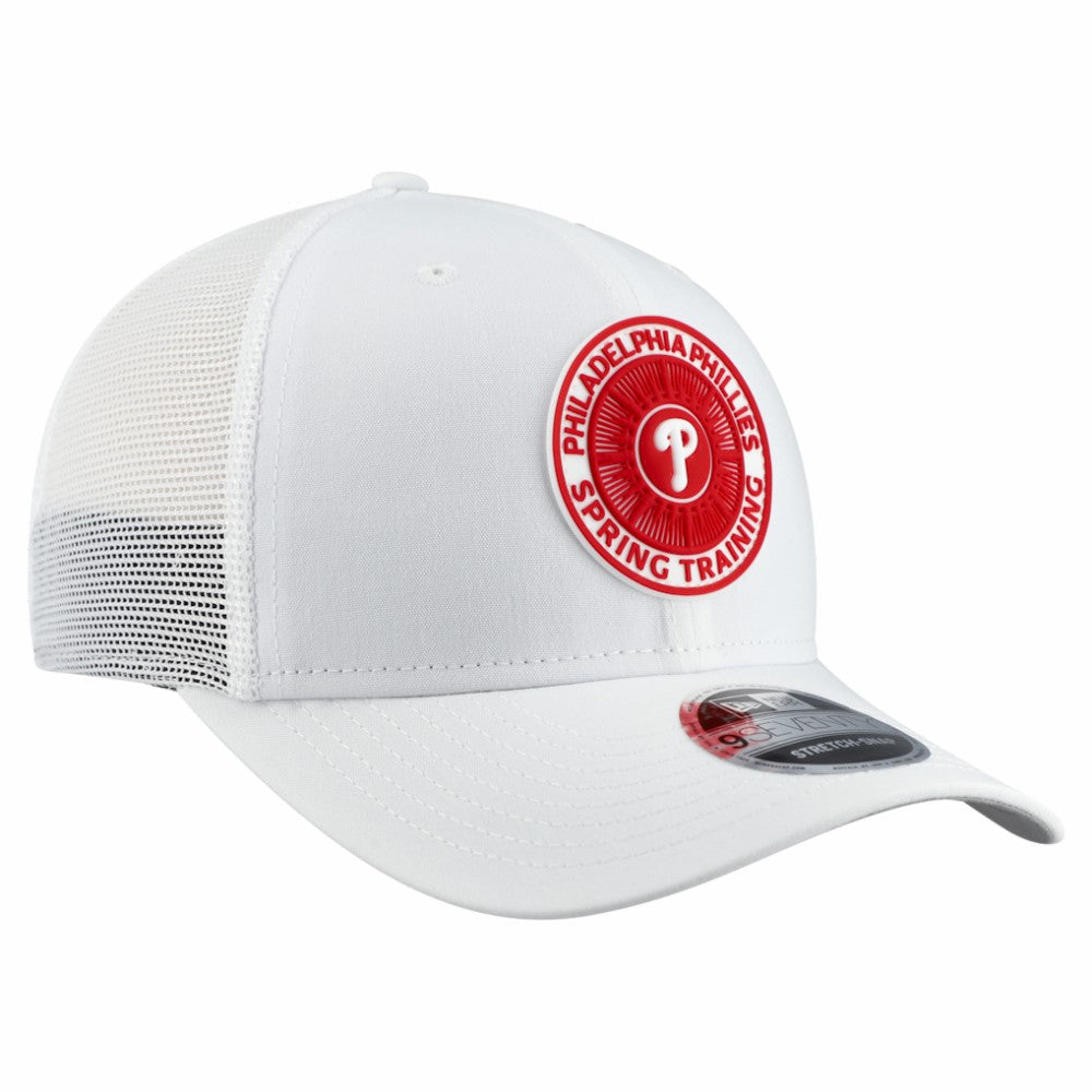 Philadelphia Phillies New Era 2026 Spring Training Fan Pack 9SEVENTY Adjustable Trucker Hat - White Hats