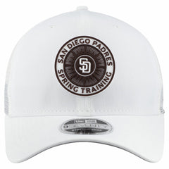 San Diego Padres New Era 2026 Spring Training Fan Pack 9SEVENTY Adjustable Trucker Hat - White Hats