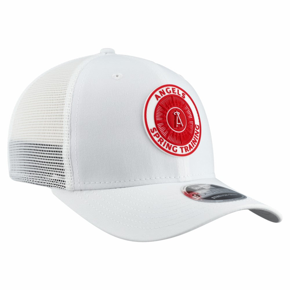 Los Angeles Angels New Era 2026 Spring Training Fan Pack 9SEVENTY Adjustable Trucker Hat - White Hats