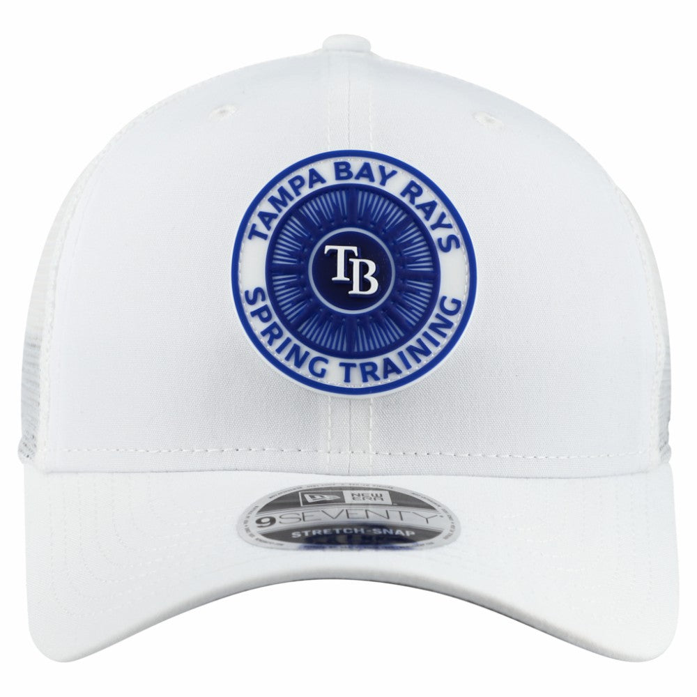 Tampa Bay Rays New Era 2026 Spring Training Fan Pack 9SEVENTY Adjustable Trucker Hat - White Hats
