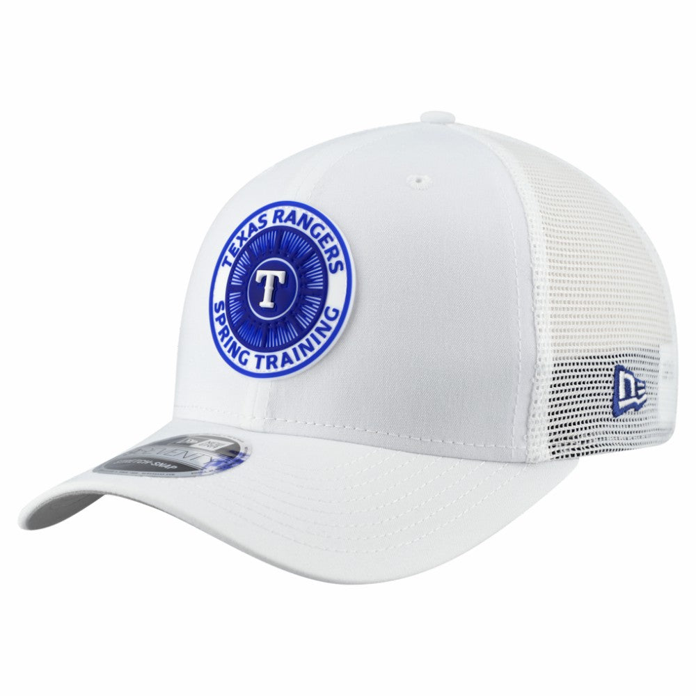 Texas Rangers New Era 2026 Spring Training Fan Pack 9SEVENTY Adjustable Trucker Hat - White Hats