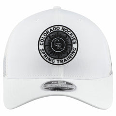 Colorado Rockies New Era 2026 Spring Training Fan Pack 9SEVENTY Adjustable Trucker Hat - White Hats