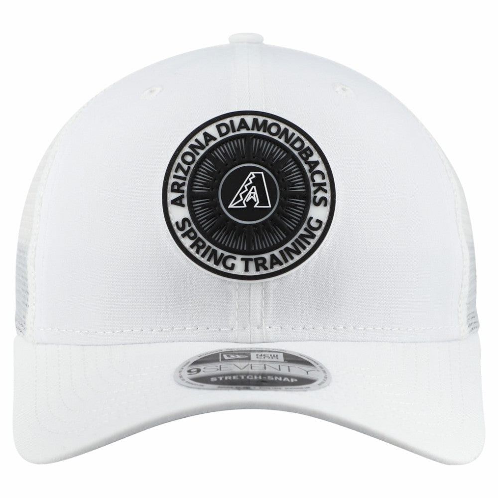 Arizona Diamondbacks New Era 2026 Spring Training Fan Pack 9SEVENTY Adjustable Trucker Hat - White Hats