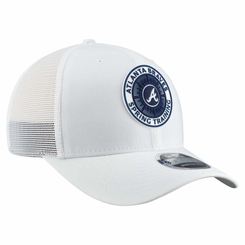 Atlanta Braves New Era 2026 Spring Training Fan Pack 9SEVENTY Adjustable Trucker Hat - White Hats