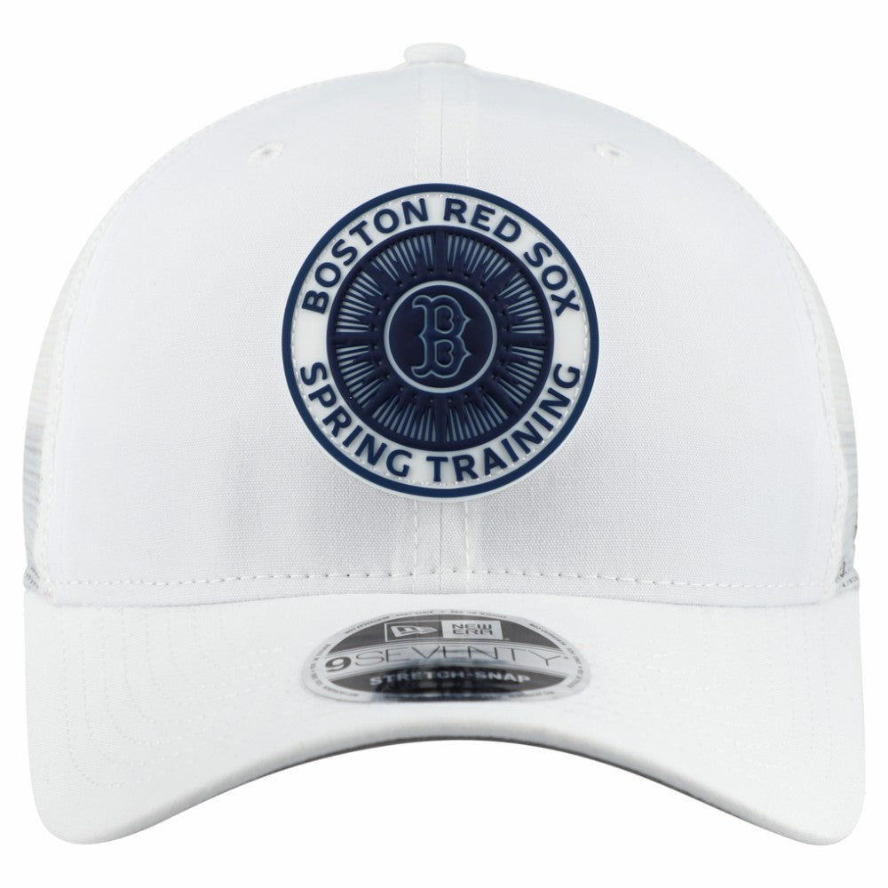 Boston Red Sox New Era 2026 Spring Training Fan Pack 9SEVENTY Adjustable Trucker Hat - White Hats