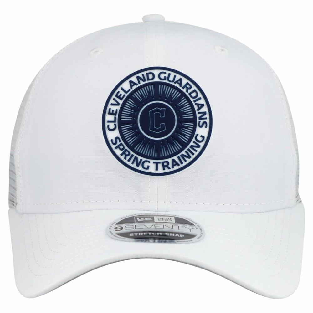 Cleveland Guardians New Era 2026 Spring Training Fan Pack 9SEVENTY Adjustable Trucker Hat - White Hats