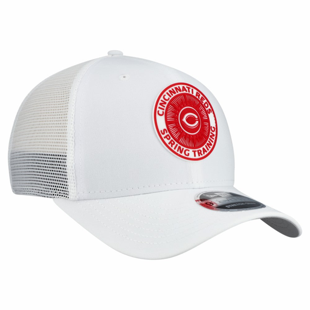 Cincinnati Reds New Era 2026 Spring Training Fan Pack 9SEVENTY Adjustable Trucker Hat - White Hats
