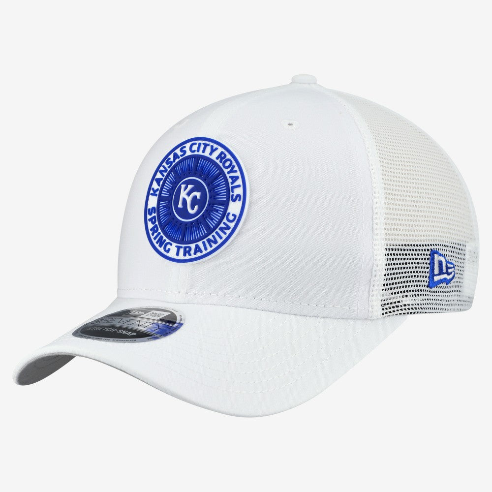 Kansas City Royals New Era 2026 Spring Training Fan Pack 9SEVENTY Adjustable Trucker Hat - White Hats
