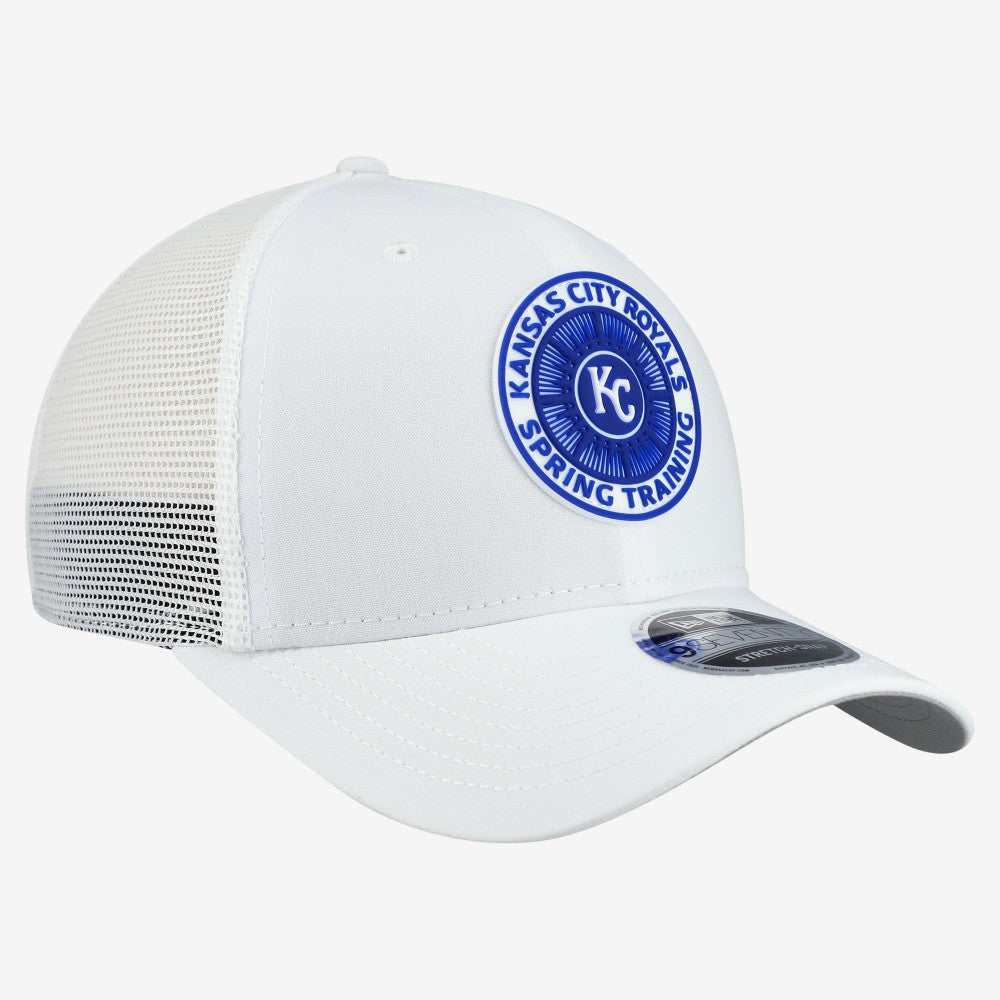 Kansas City Royals New Era 2026 Spring Training Fan Pack 9SEVENTY Adjustable Trucker Hat - White Hats