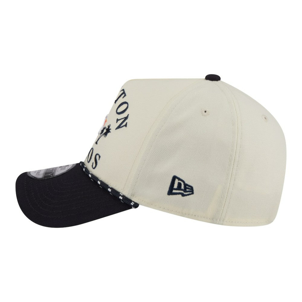 Houston Astros New Era 2026 Spring Training Fan Pack Rope A-Frame 9FORTY Adjustable Hat - Cream Hats