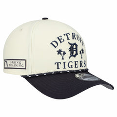 Detroit Tigers New Era 2026 Spring Training Fan Pack Rope A-Frame 9FORTY Adjustable Hat - Cream Hats