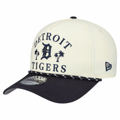Detroit Tigers New Era 2026 Spring Training Fan Pack Rope A-Frame 9FORTY Adjustable Hat - Cream Hats