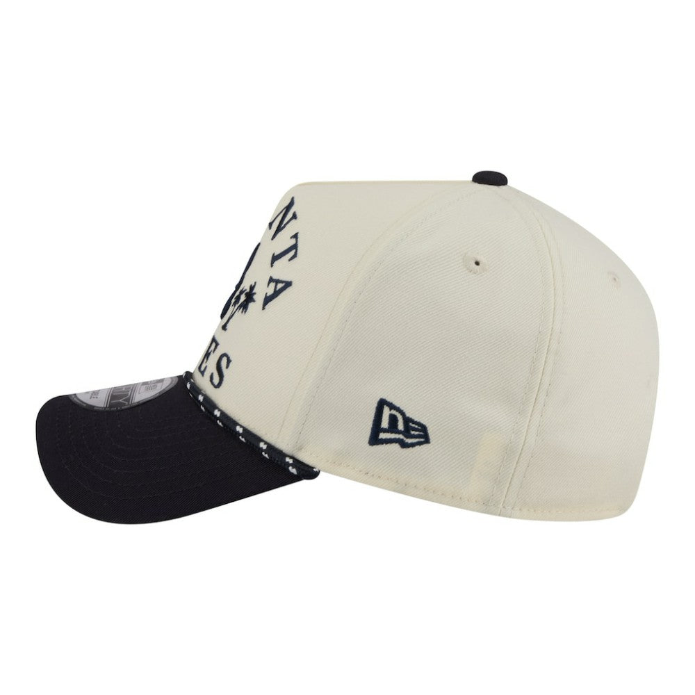 Atlanta Braves New Era 2026 Spring Training Fan Pack Rope A-Frame 9FORTY Adjustable Hat - Cream Hats