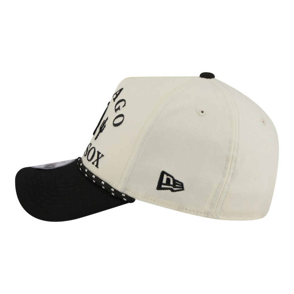 Chicago White Sox New Era 2026 Spring Training Fan Pack Rope A-Frame 9FORTY Adjustable Hat - Cream Hats