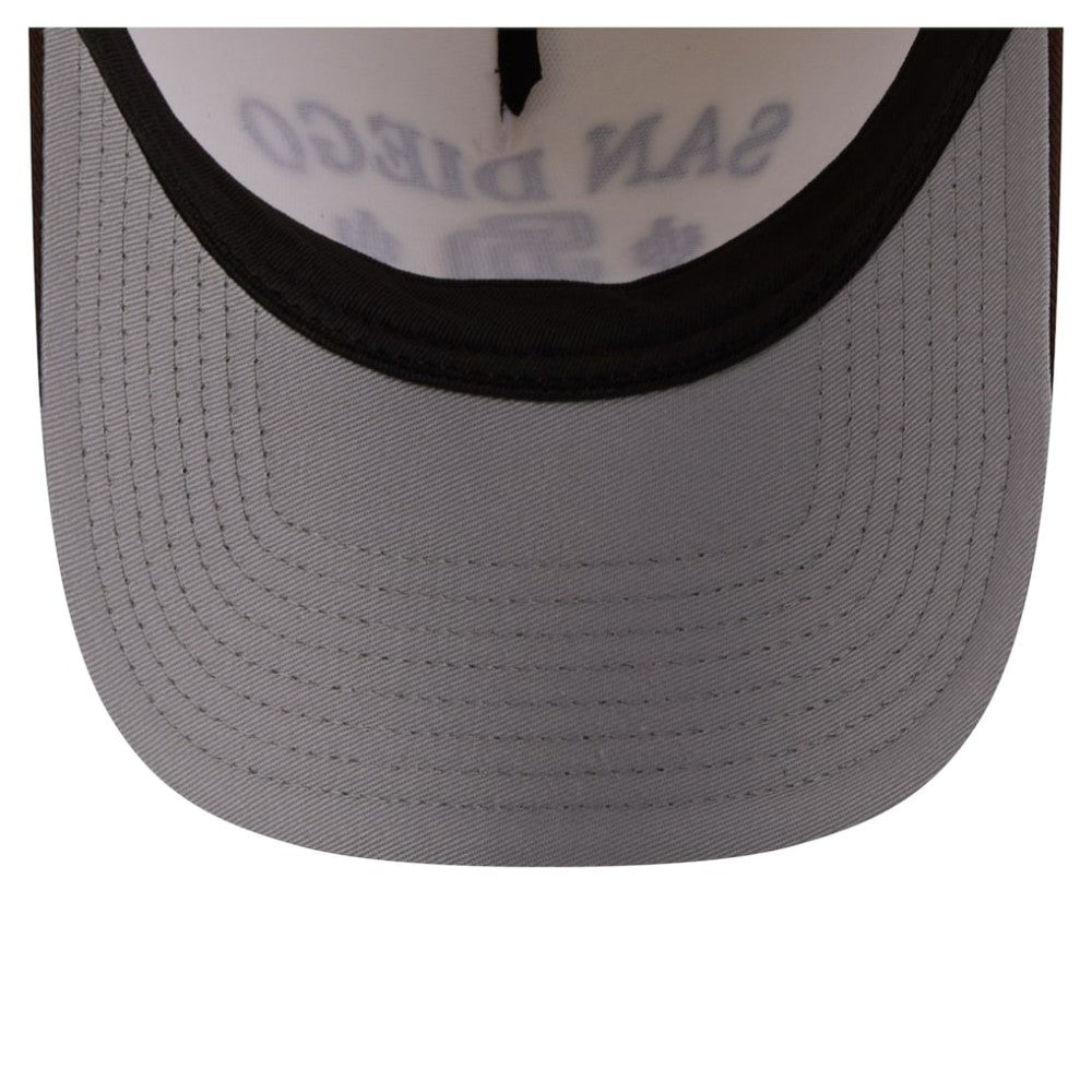 San Diego Padres New Era 2026 Spring Training Fan Pack Rope A-Frame 9FORTY Adjustable Hat - Cream Hats
