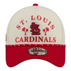 St. Louis Cardinals New Era 2026 Spring Training Fan Pack Rope A-Frame 9FORTY Adjustable Hat - Cream Hats