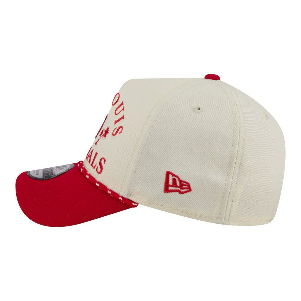 St. Louis Cardinals New Era 2026 Spring Training Fan Pack Rope A-Frame 9FORTY Adjustable Hat - Cream Hats