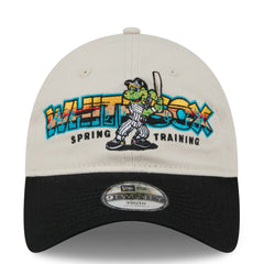 Chicago White Sox New Era Youth 2026 Spring Training Fan Pack Batter 9TWENTY Adjustable Hat - Stone/Black Hats