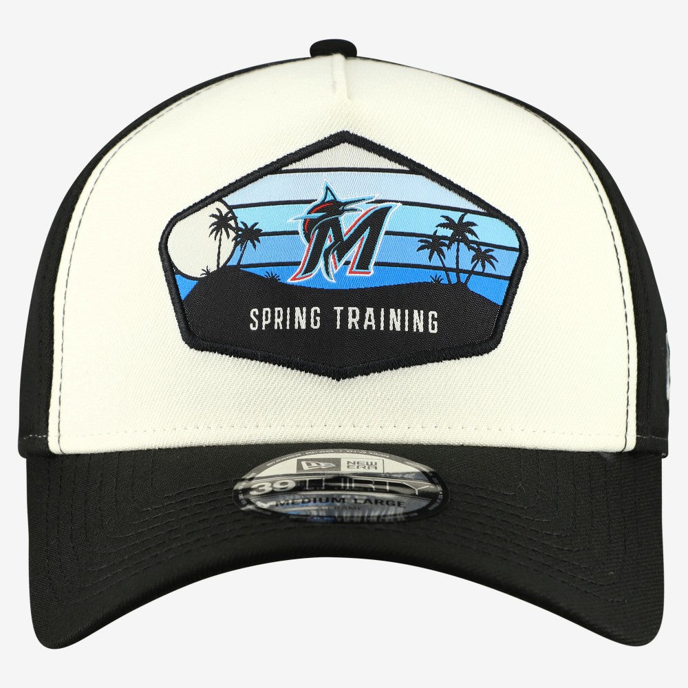 Miami Marlins New Era 2026 Spring Training Fan Pack Gradient 39THIRTY Flex Hat - Stone Hats