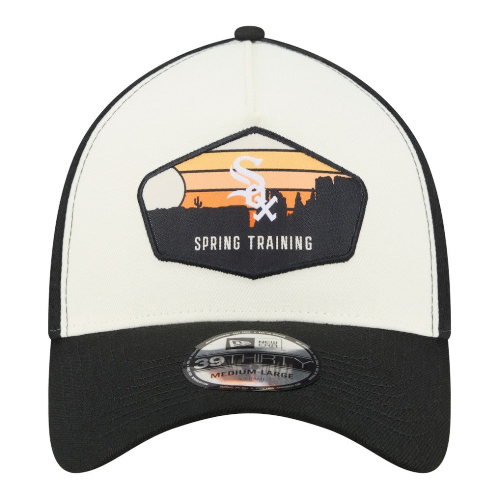 Chicago White Sox New Era 2026 Spring Training Fan Pack Gradient 39THIRTY Flex Hat - Stone Hats