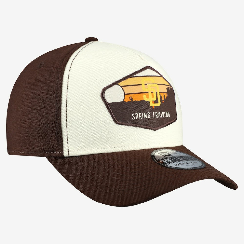 San Diego Padres New Era 2026 Spring Training Fan Pack Gradient 39THIRTY Flex Hat - Stone Hats