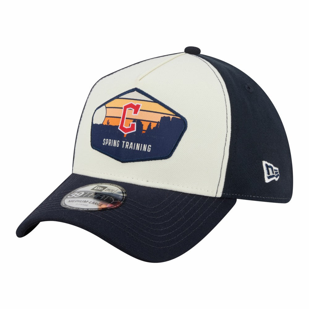 Cleveland Guardians New Era 2026 Spring Training Fan Pack Gradient 39THIRTY Flex Hat - Stone Hats
