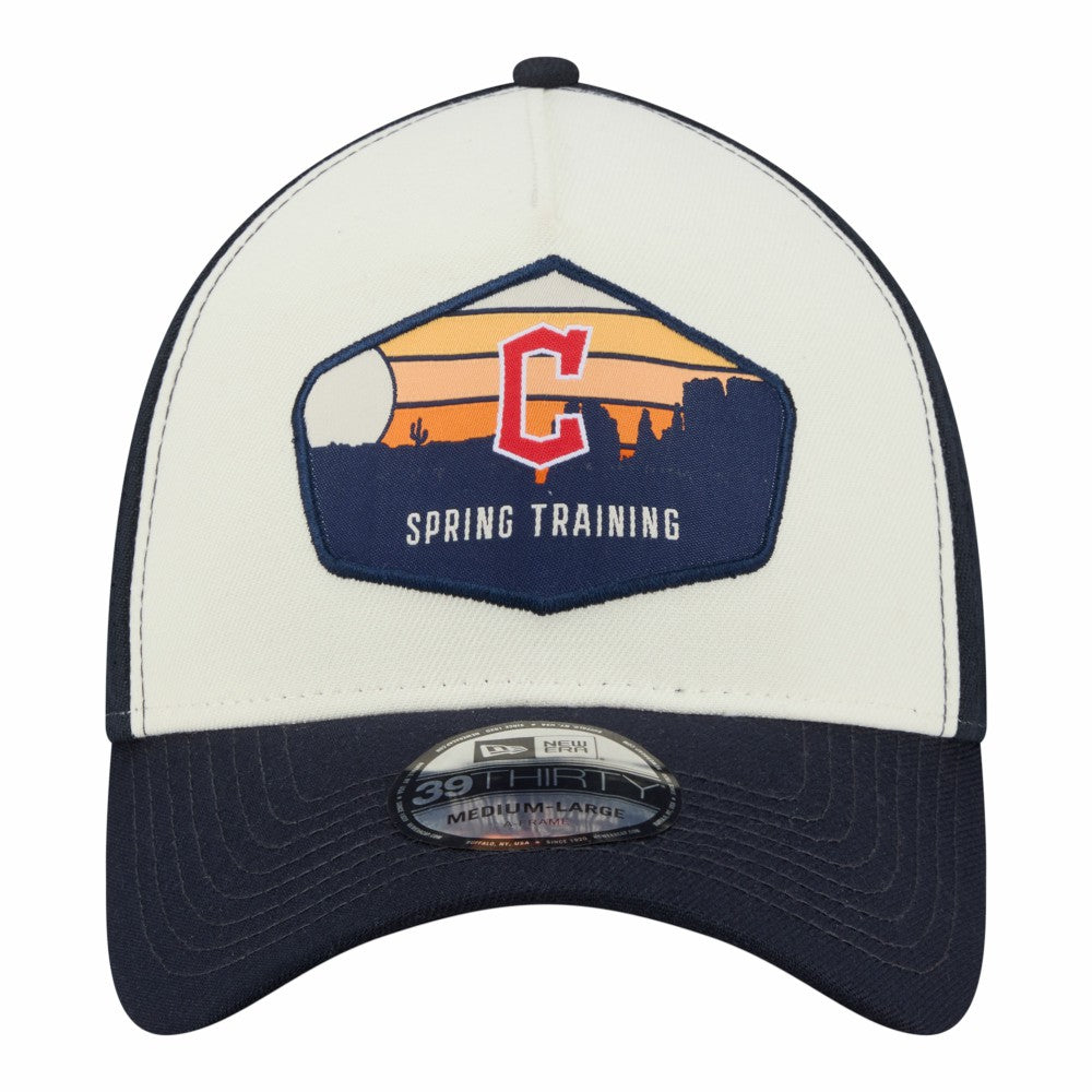 Cleveland Guardians New Era 2026 Spring Training Fan Pack Gradient 39THIRTY Flex Hat - Stone Hats
