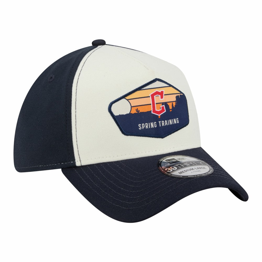 Cleveland Guardians New Era 2026 Spring Training Fan Pack Gradient 39THIRTY Flex Hat - Stone Hats