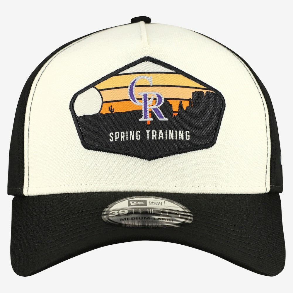 Colorado Rockies New Era 2026 Spring Training Fan Pack Gradient 39THIRTY Flex Hat - Stone Hats