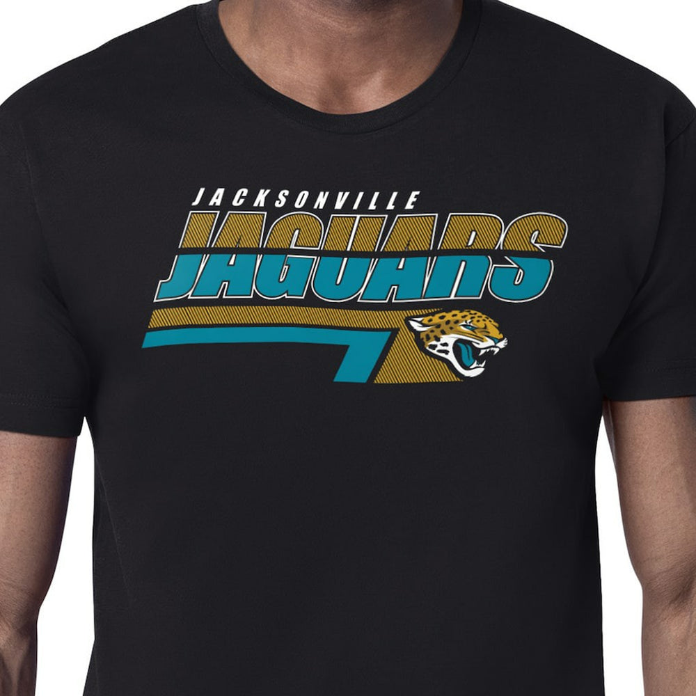 Jacksonville Jaguars Starter Logo Push Graphic T-Shirt Black