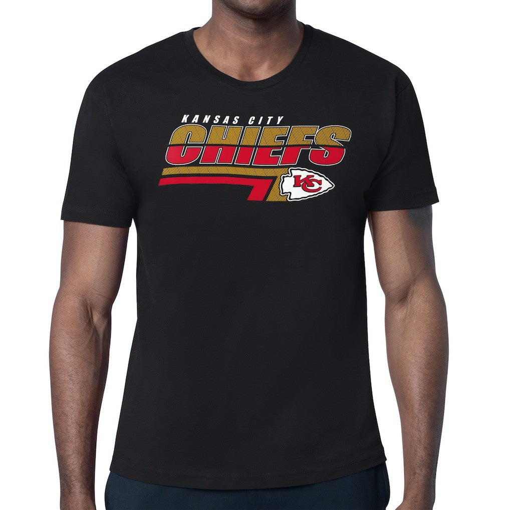 Kansas City Chiefs Starter Logo Push Graphic T-Shirt Black